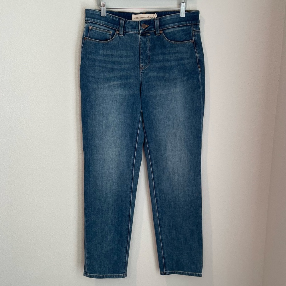 Soft Surroundings Ultimate denim relaxed straight jeans